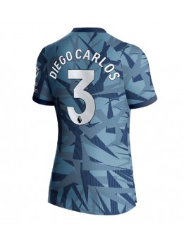 Aston Villa Diego Carlos #3 Ausweichtrikot für Frauen 2023-24 Kurzarm